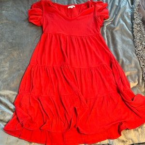 Red Summer Dress - Small